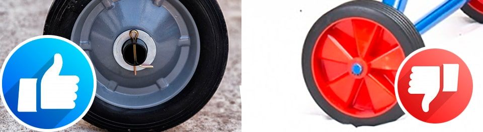 Металлические диски транспортировочных колес